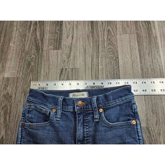 Madewell Womens Size 24 T High Rise Skinny Pockets Denim Blue Jeans - Picture 9 of 13